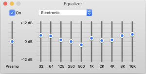 EQ settings for electronic music