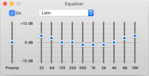EQ settings for latin music