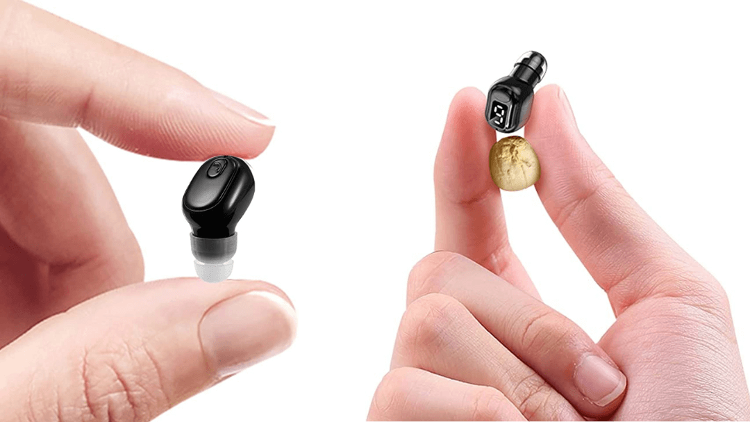 Holding Tiny Earbuds