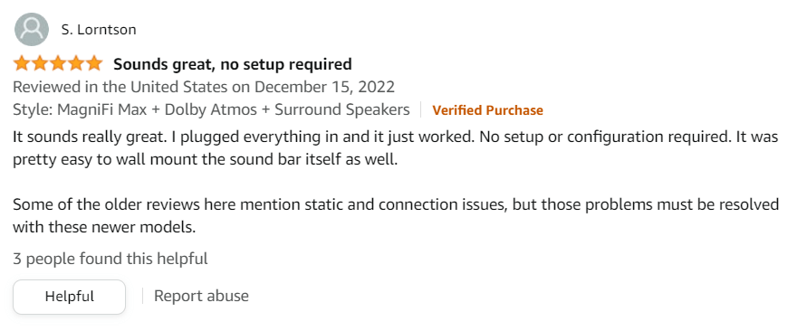Polk Audio MagniFi Home Theater Customer Review