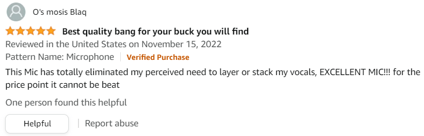 MXL 770 Multipurpos Microphone Customer Review